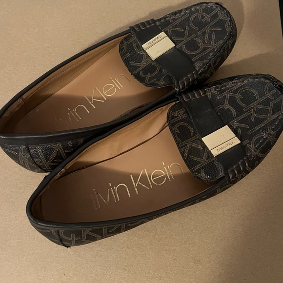 Classic Calvin Klein Brown Loafers - Picture 9 of 13